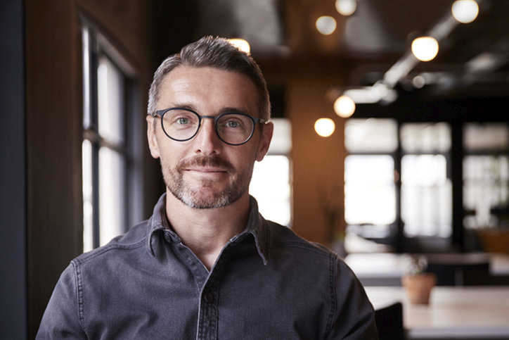 Man with glasses