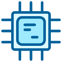 A cloud computing icon